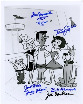The Jetsons Signed Cast Photo